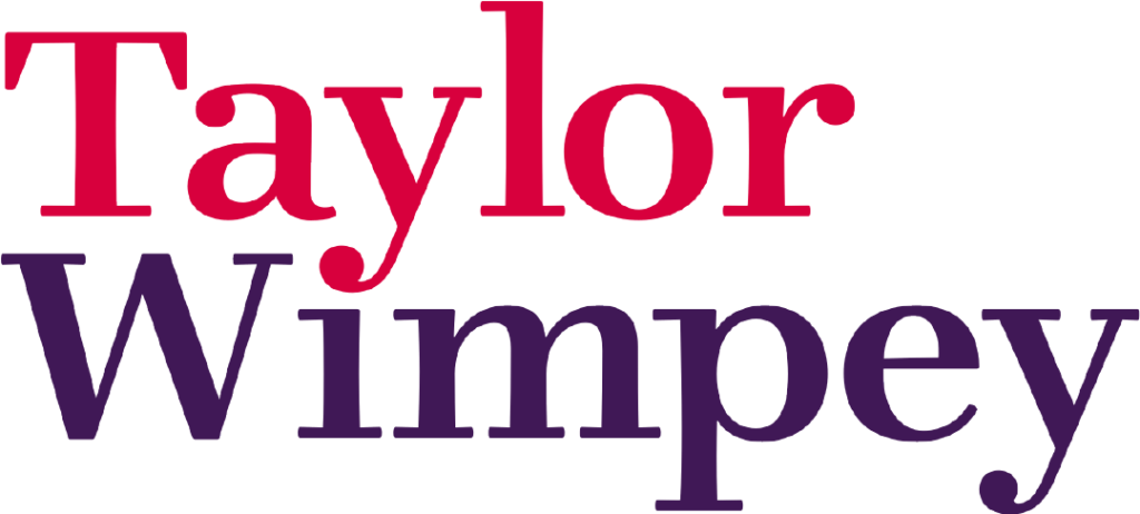 The logo of client Taylor Wimpey Homes. Remediation contractor BSH were commissioned by Taylor Wimpey Homes, one of the largest home construction companies in the UK.